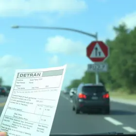 multas de trânsito em advertência
